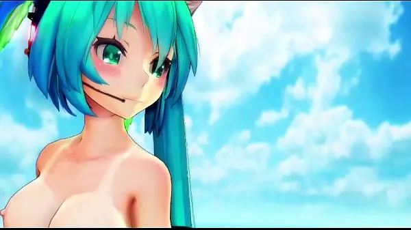 Big Miku Append Sexy Dance Nude MMD mega Videos