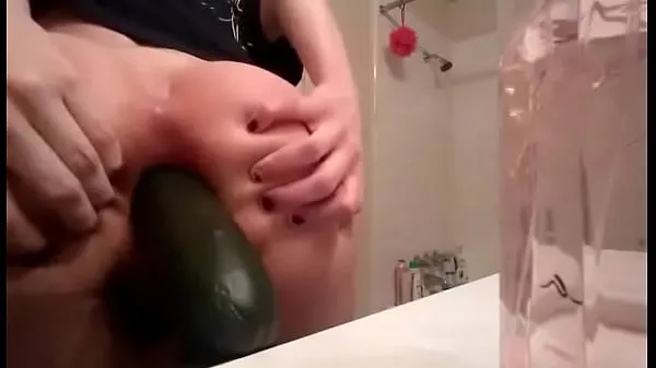 Big Young blonde gf fists herself and puts a cucumber in ass mega Videos