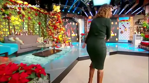 Большие Ingrid Coronado Nalgotas en Vestido Verde Entallado VLA 25dic17 Ass Editionмегавидео