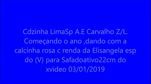 Stora Cdzinha LimaSp starting the year with pink panties with lace by Elisangela esp do V for safadoativo22cm 03012019 megavideor