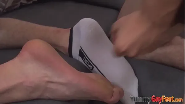 Grote Twinks feet jizzed over megavideo's