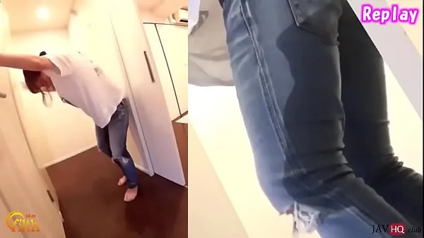 Grandes Desespero de fazer xixi japonês e molhar em jeans mega vídeos