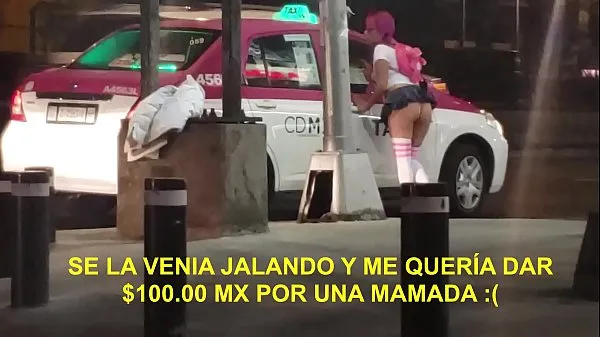 Große Prostituierte Fantasie in Tlalpan, der Taxifahrer wollte mir 100 Dollar für einen Blowjob bezahlen und er zog es auf der StraßeMega-Videos