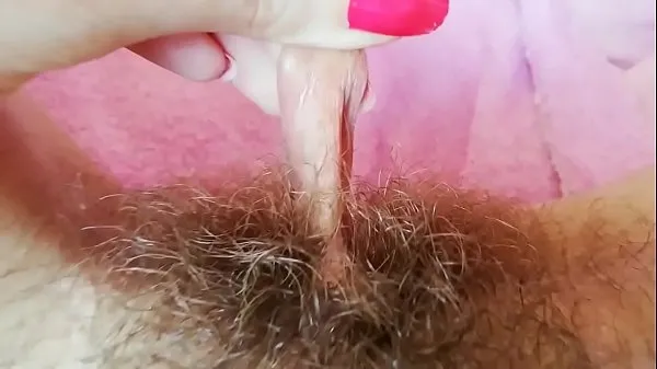 Grandes close-up vídeo amador de fetiche peludo com clitóris enorme mega vídeos