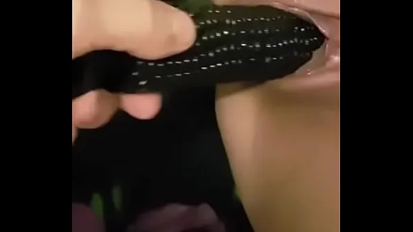 Grandi Corn dildo causes multiple squirt orgasms - REGISTER TO GET FREE TOKENS ATmega video