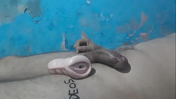 Wielkie Handjob with rubber vagina toy mega filmy