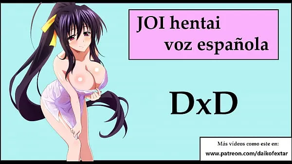 Grandi Audio hentai JOI con Akeno di DxD. Ride del tuo penemega video