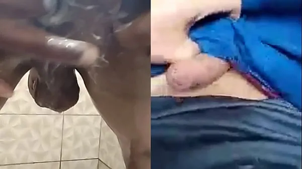 Veľké Taking a shower and the bastard jacking off mega videá