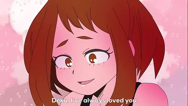 Grandes Uraraka es follada por Midoriya después de que ella le declara su amor megavídeos