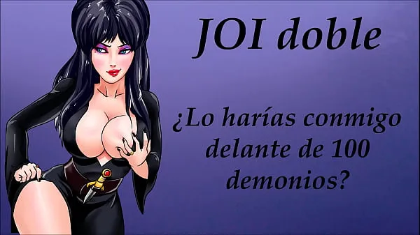 대형 JOI doble. Sexo con mujer demonio. Sonidos orgasmo y garganta 메가 동영상