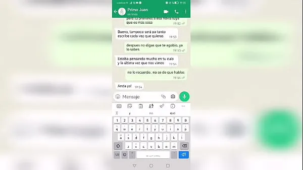 Grandes Meu primo Juan me escreve no WhatsApp pra foder, e me manda um vídeo mega vídeos