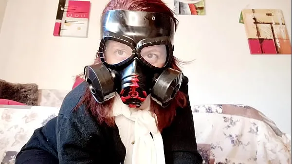 Grandes Orgasm with super fetish gas mask ready to enjoy with me megavídeos