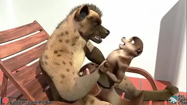 Grosses Hyena baise Otter Furry / Yiff mégavidéos