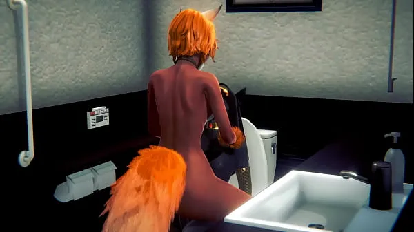 Grandi Furry Hentai - Anubis il cane e la sexy ragazzamega video