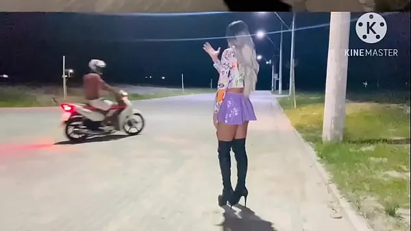 Wielkie BIKER FUCKING WHORE ON THE STREET mega filmy