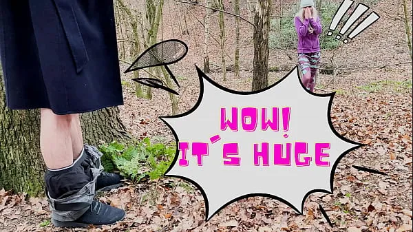 Stora LUCKY Exhibitionist: Got free blowjob from a stranger hiking in the woods megavideor