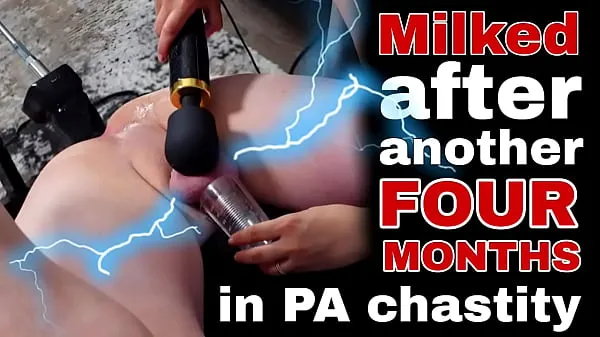 Big Femdom Milked Ruined Orgasm After 4 Months in PA Chastity Slave Fucking Machine FLR Milf Stepmom mega Videos