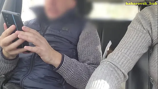 Hot slut wife fucks stranger in Uber Video besar besar